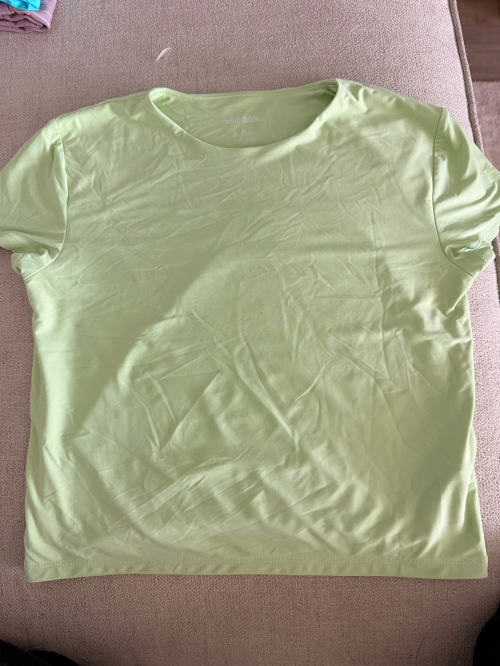 Target Women’s Short Sleeve Tee in Light Lime